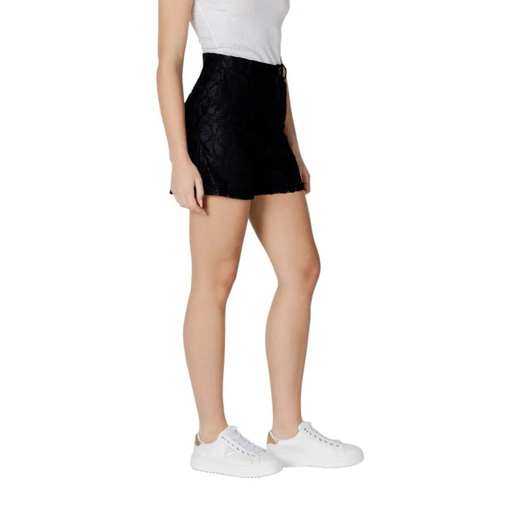 Desigual Women's Black Polyester Short