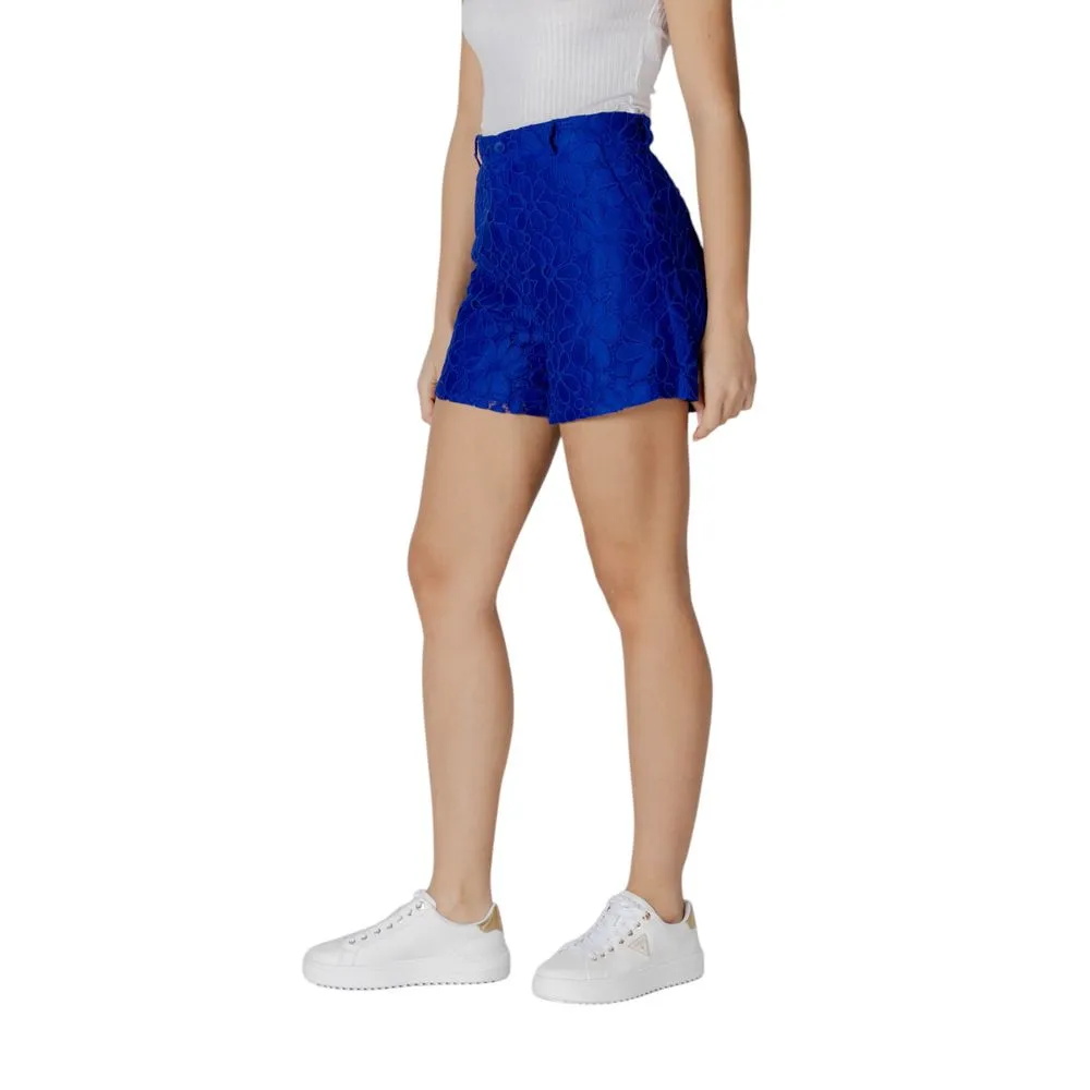 Desigual Women's Blue Polyester Short
