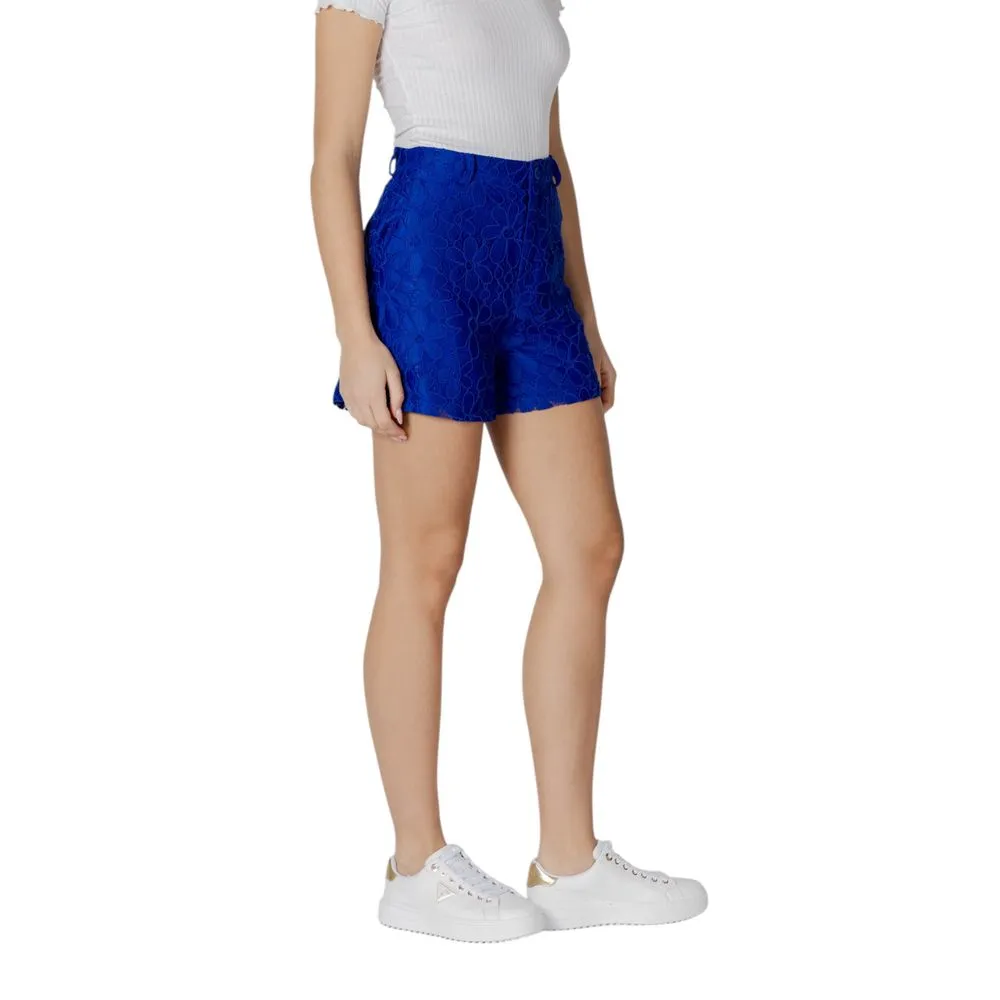 Desigual Women's Blue Polyester Short