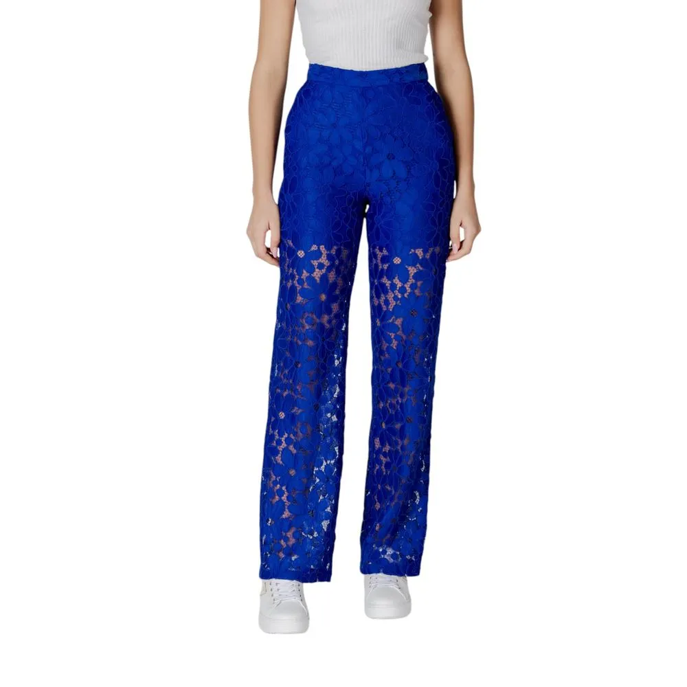 Desigual Women's Blue Polyester Jeans & Pant