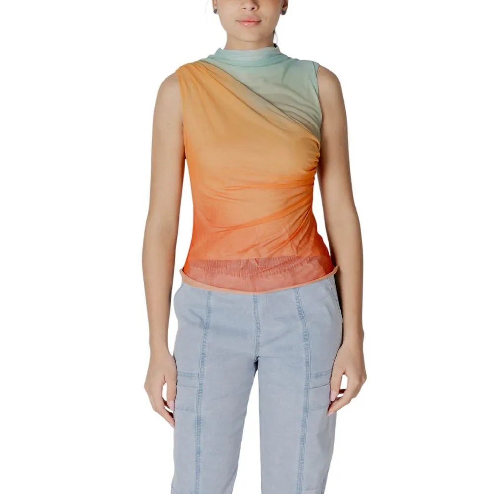 Desigual Women's Orange Polyester Tops & T-Shirt