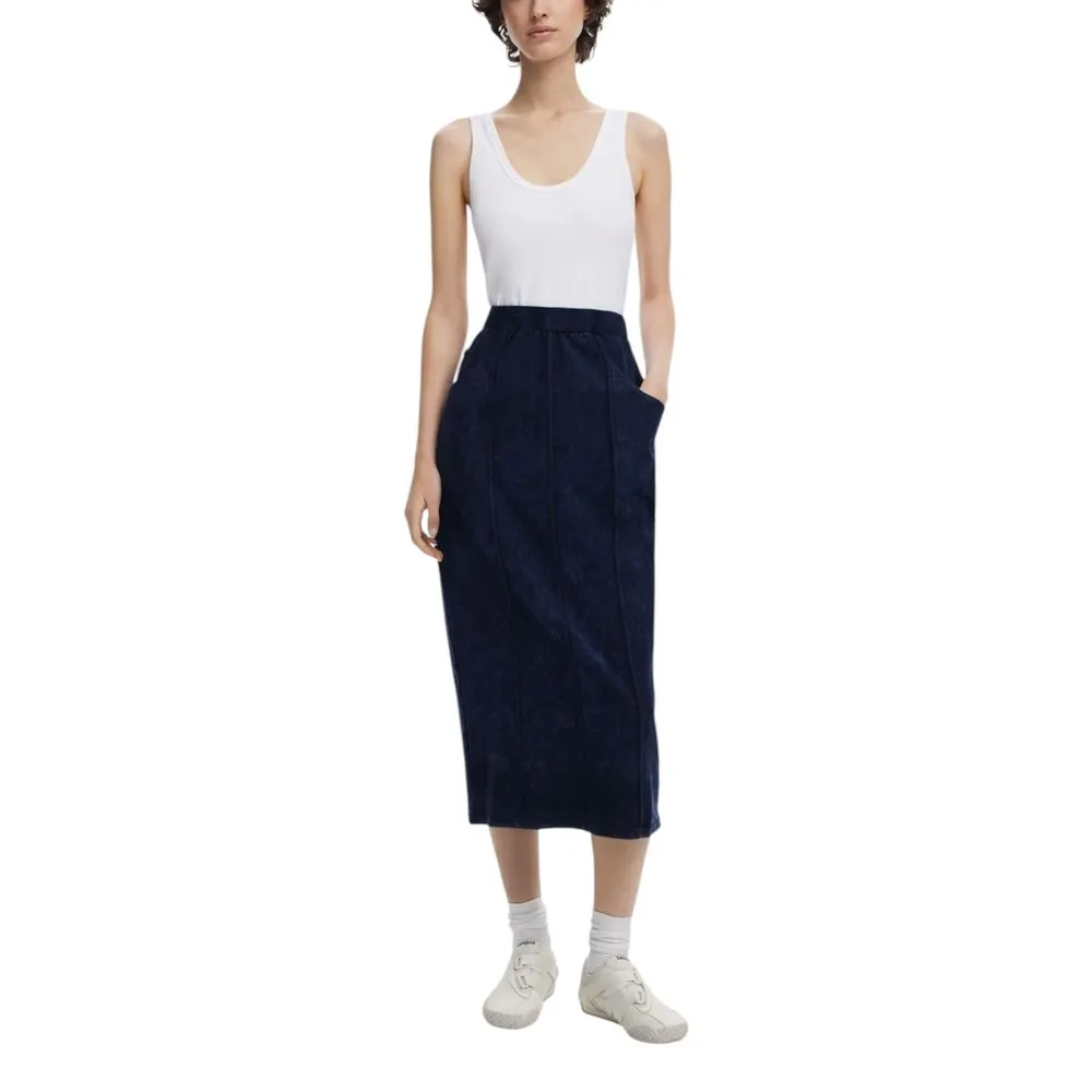 Desigual Women's Blue Cotton Dress