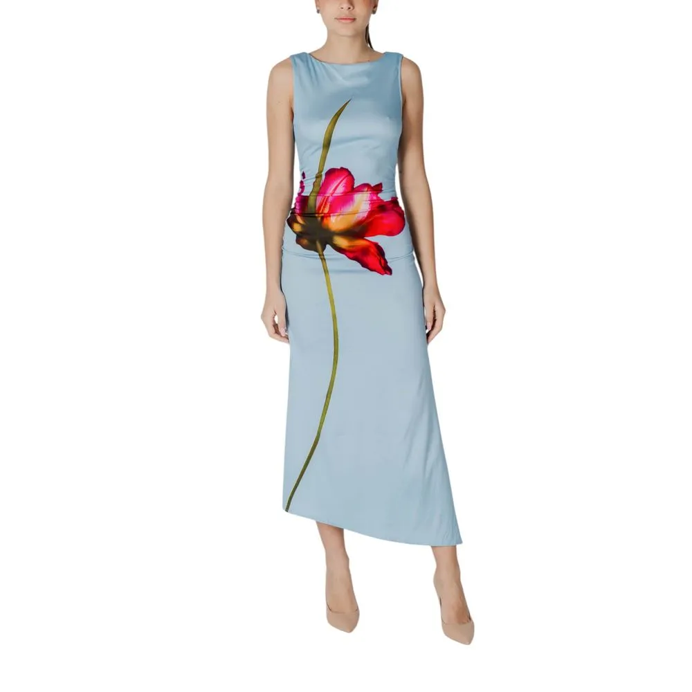 Desigual Women's Blue Viscose Dress