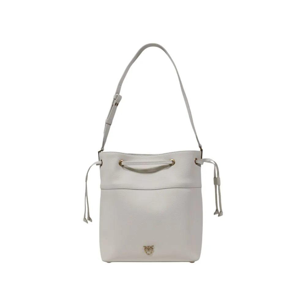 PINKO Women's White Leather Handbag