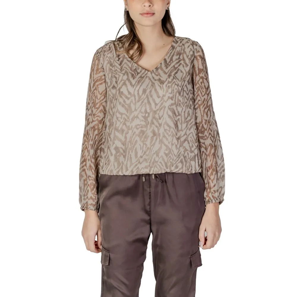 Street One Women's Beige Polyester Shirt
