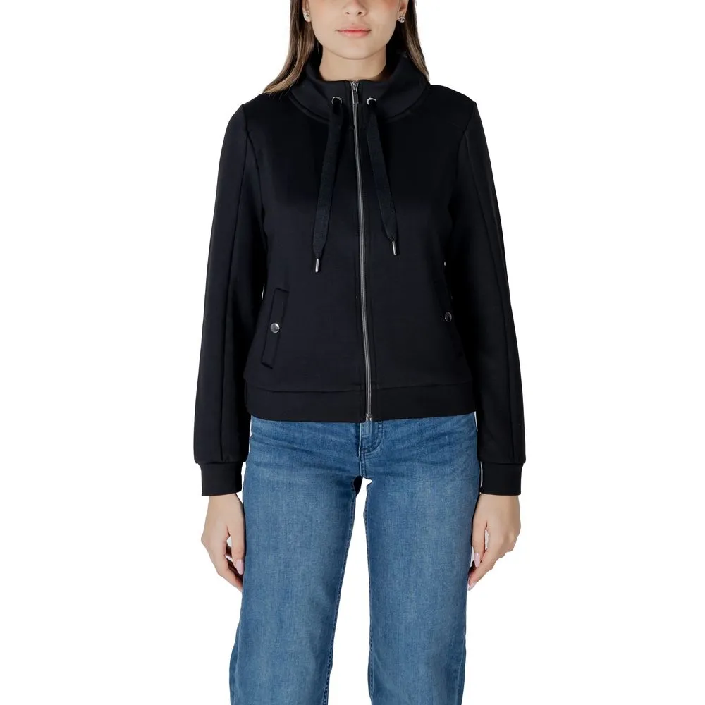 Street One Women's Black Cotton Sweater