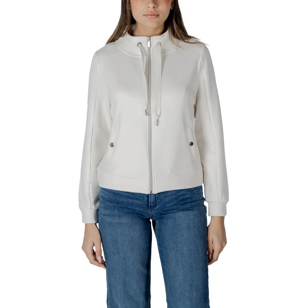 Street One Women's Cream Cotton Sweater