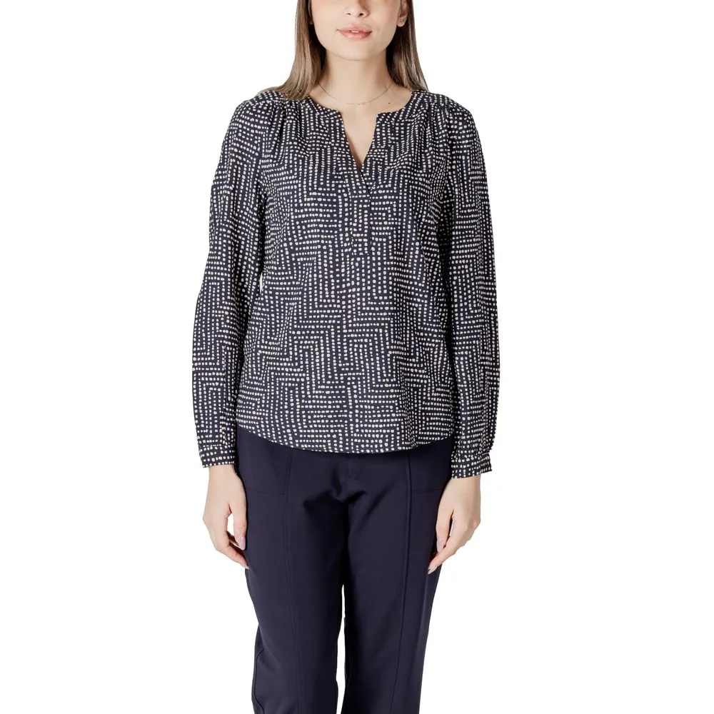 Street One Women's Blue Viscose Shirt