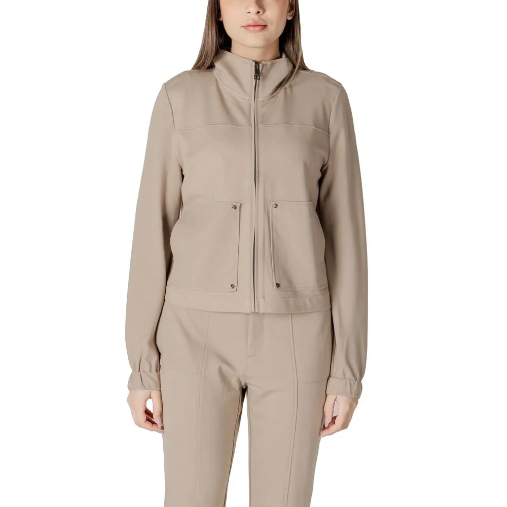Street One Women's Beige Viscose Sweater