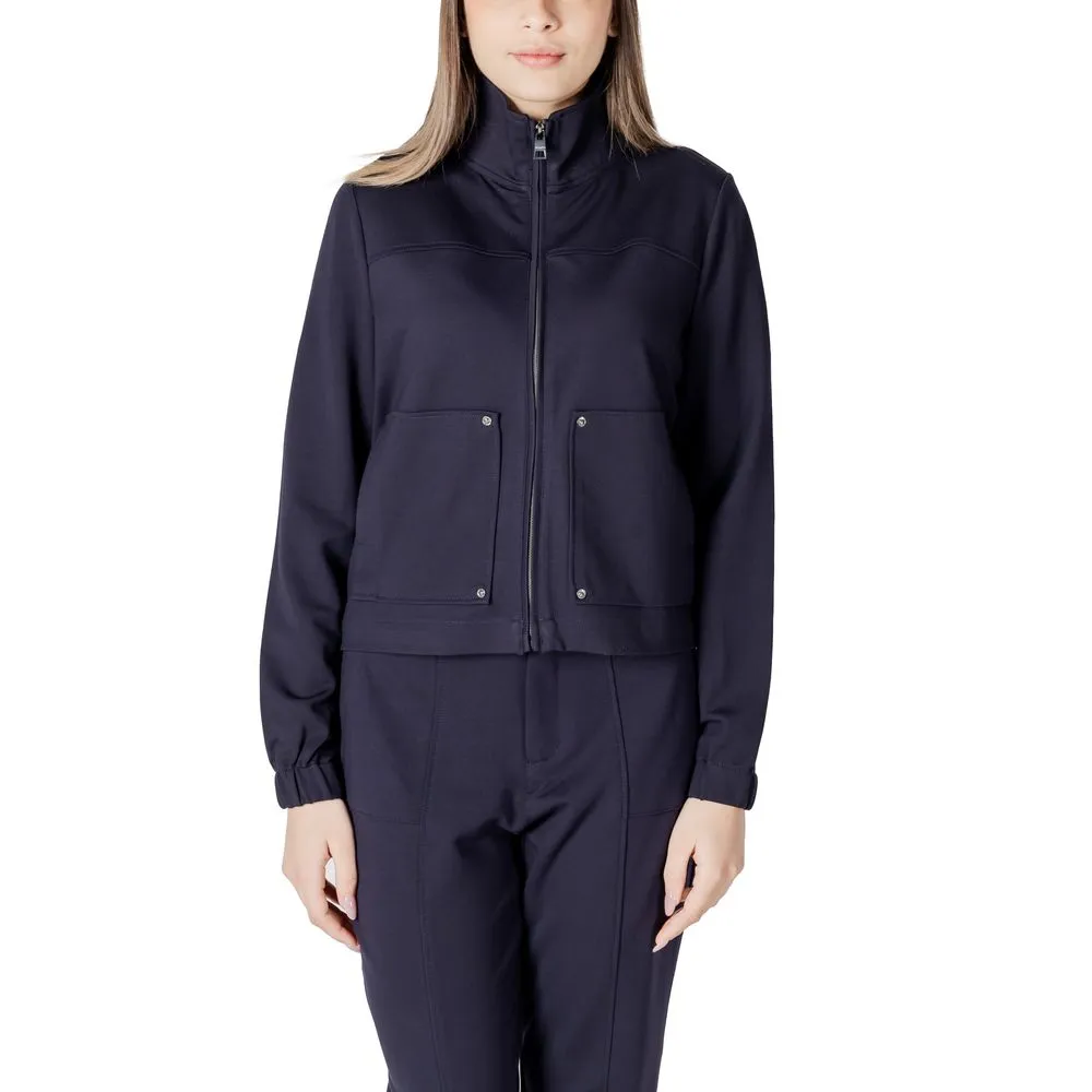Street One Women's Blue Viscose Sweater