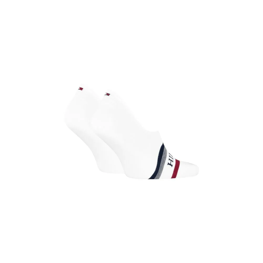 Tommy Hilfiger Men's White Cotton Sock