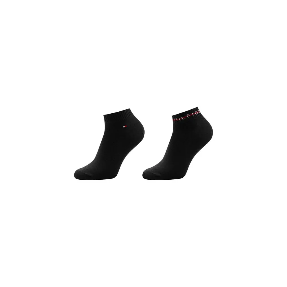 Tommy Hilfiger Men's Black Cotton Sock