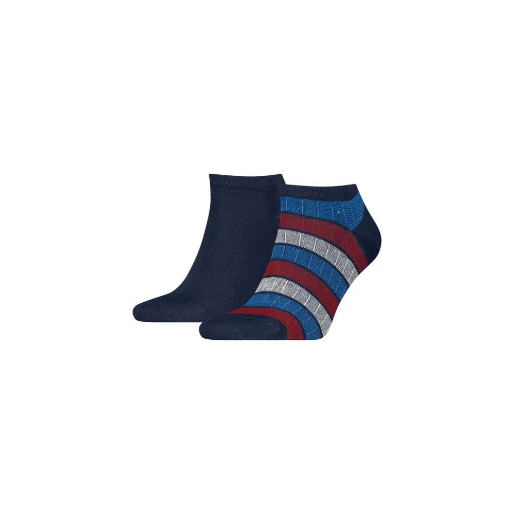 Tommy Hilfiger Men's Blue Cotton Sock