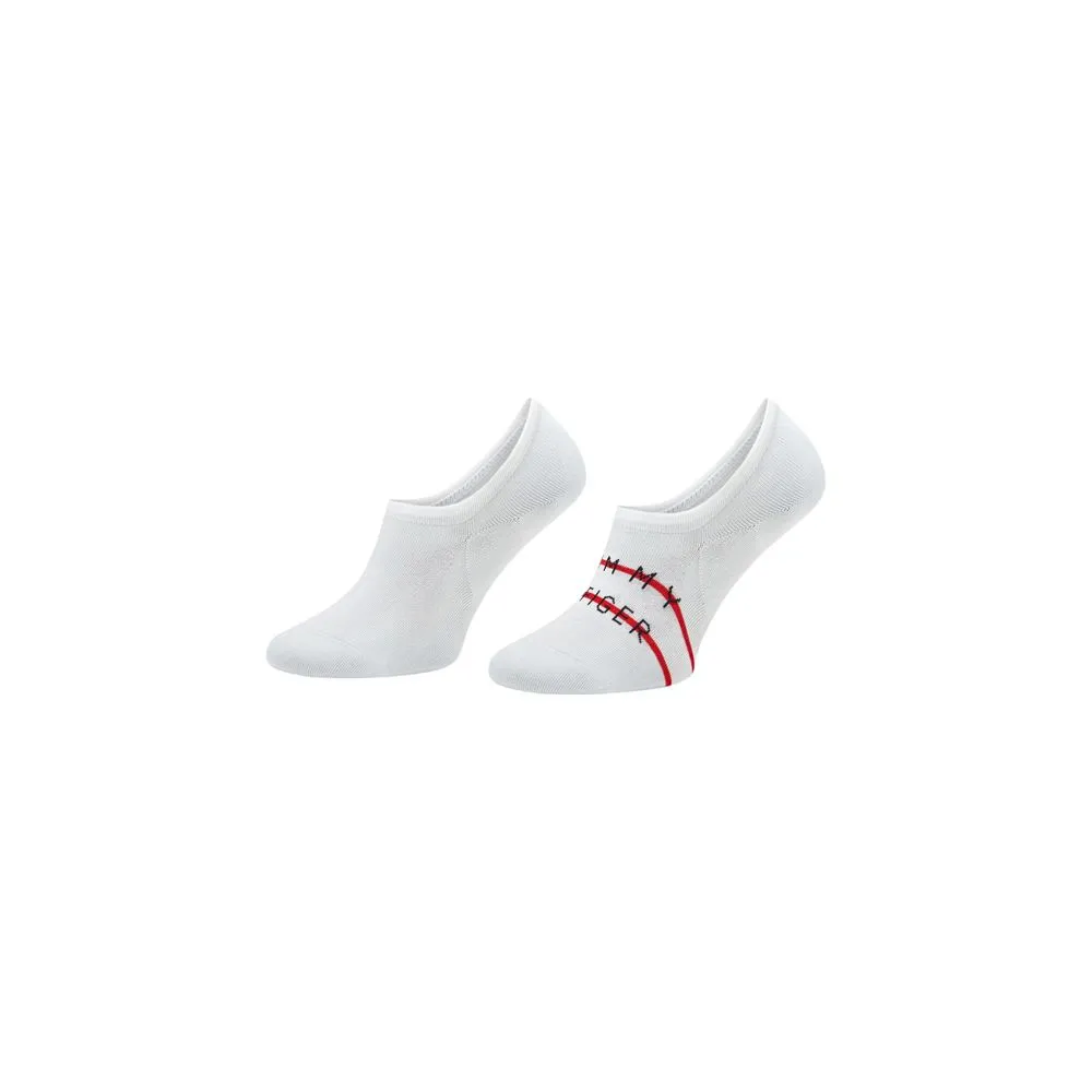 Tommy Hilfiger Men's White Cotton Sock