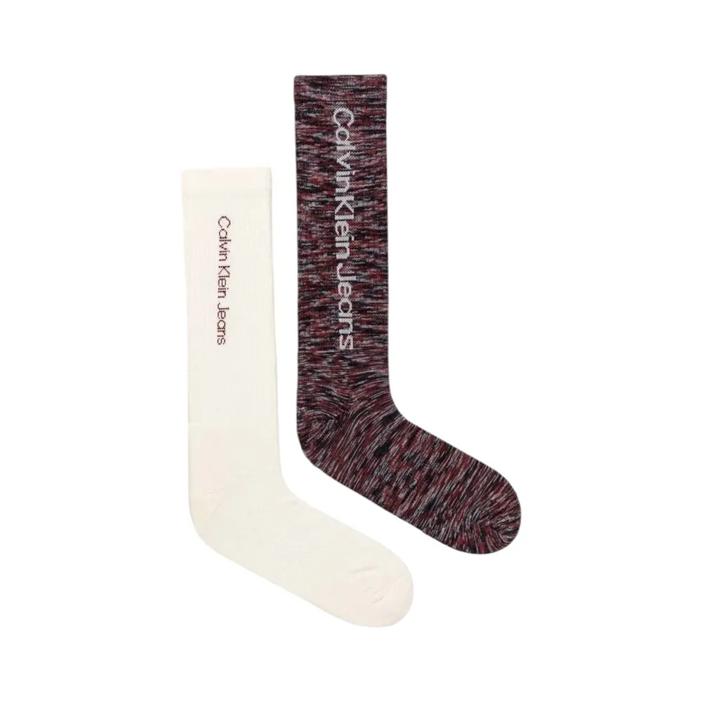 Calvin Klein Jeans Men's Cream Cotton Sock