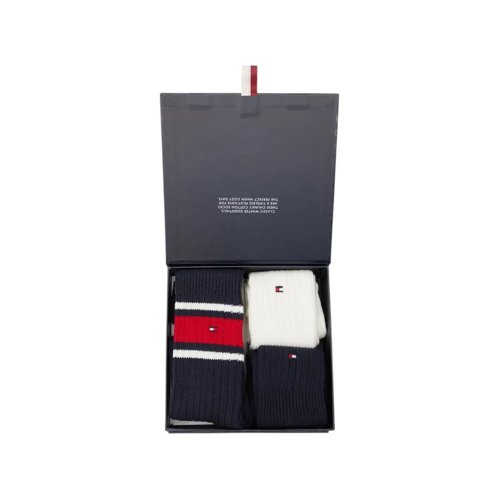 Tommy Hilfiger Men's Blue Cotton Sock