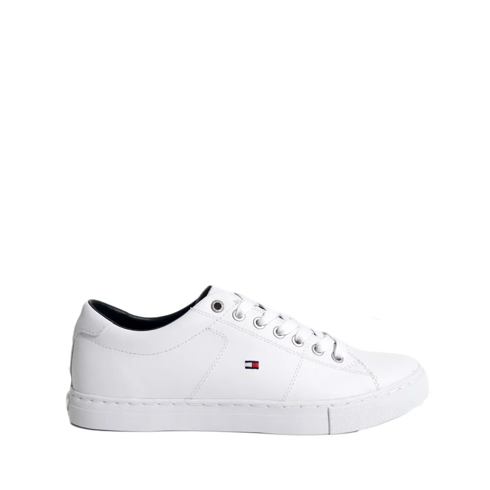 Tommy Hilfiger Men's White Leather Sneaker