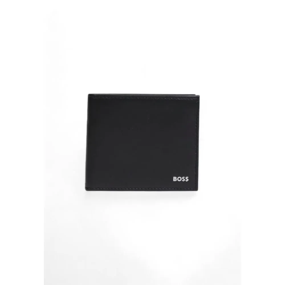 Hugo Boss Men's Black Recycled Leather Wallet