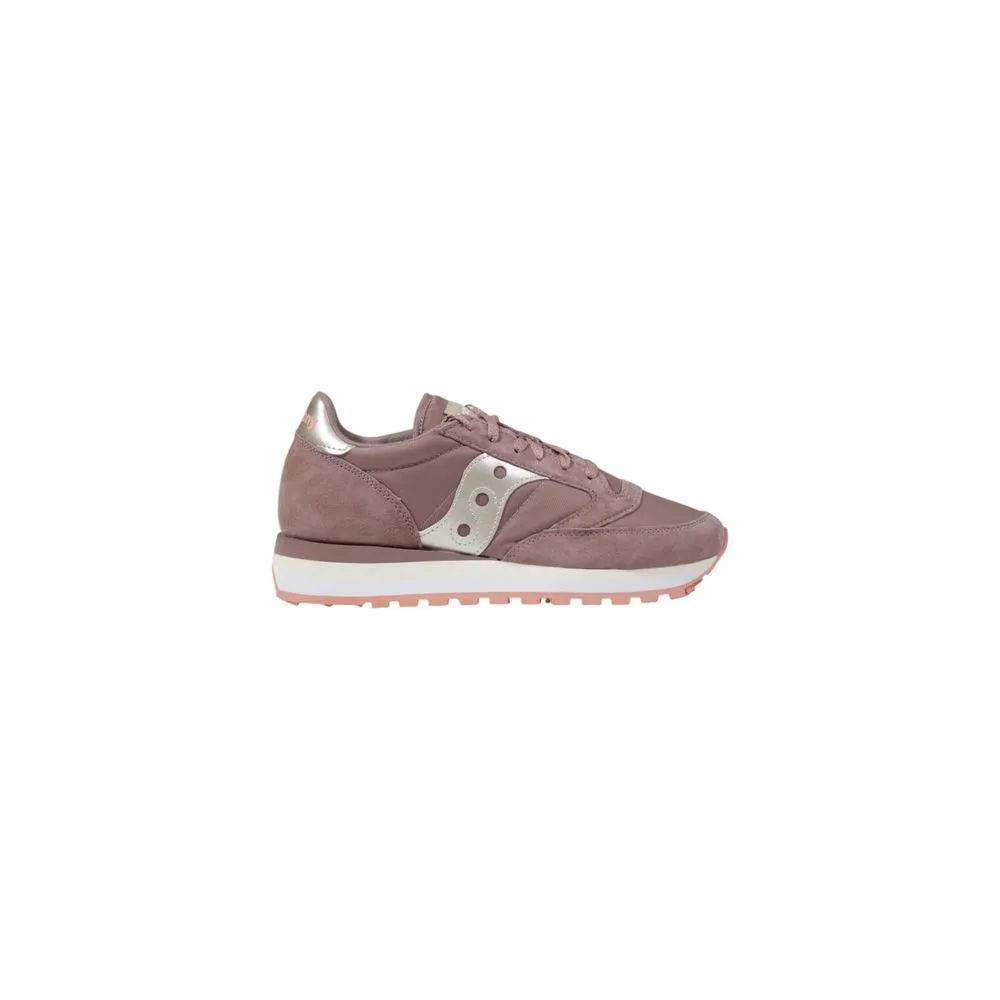 Saucony Women's Pink Suede Leather Sneaker