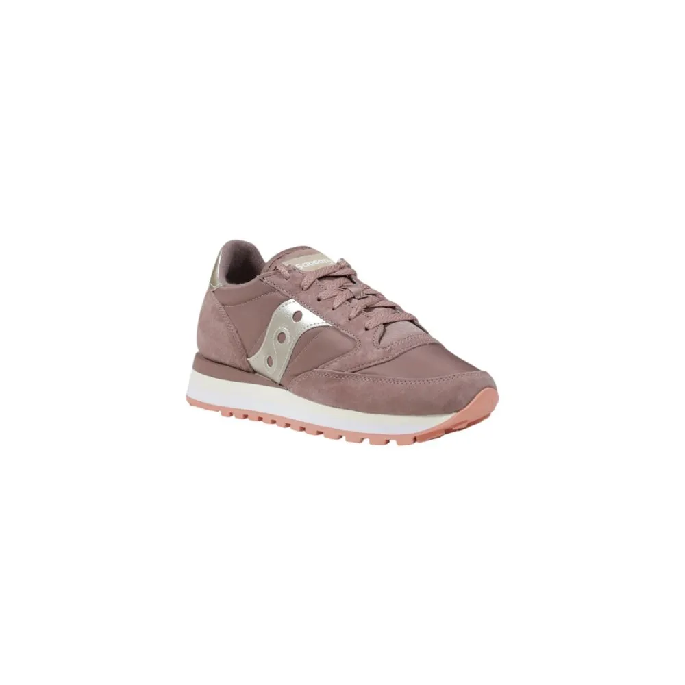 Saucony Women's Pink Suede Leather Sneaker