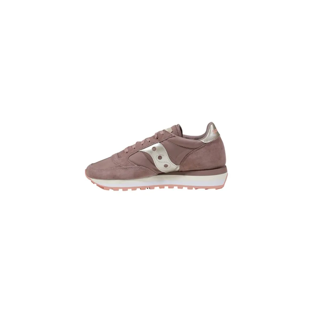 Saucony Women's Pink Suede Leather Sneaker