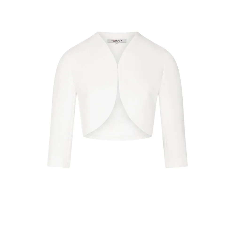 Morgan De Toi Women's White Polyester Tops & T-Shirt