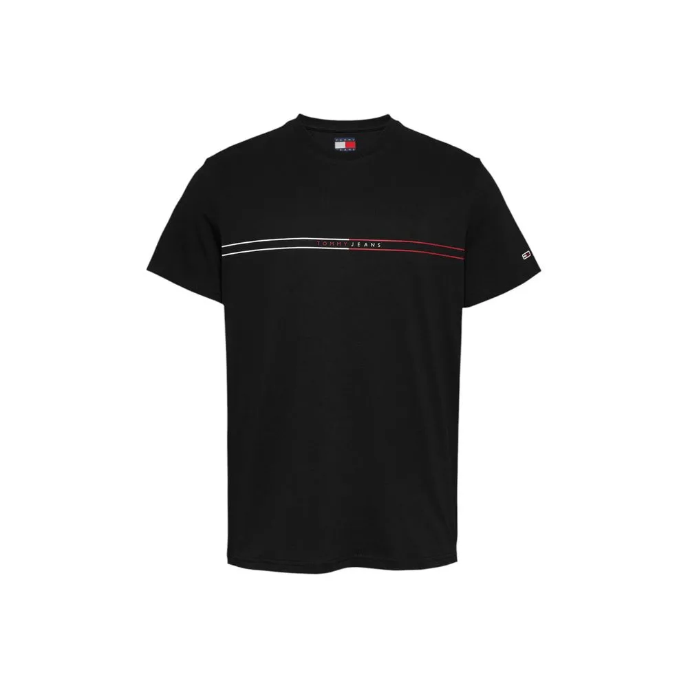 Tommy Hilfiger Jeans Men's Black Cotton T-Shirt