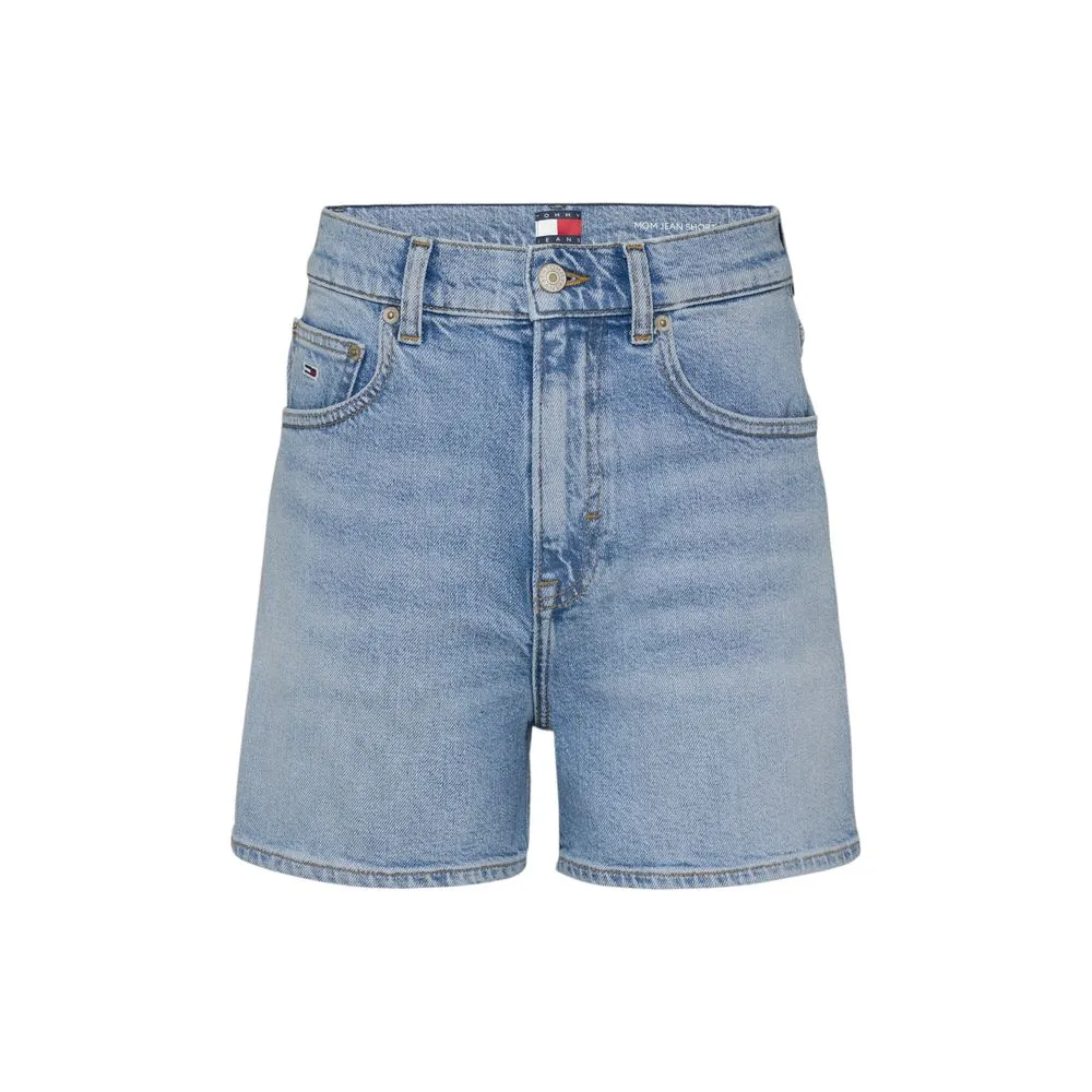 Light Blue Cotton Rigenerato Short