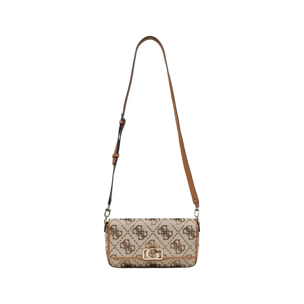 Guess Women's Beige Polyester Handbag