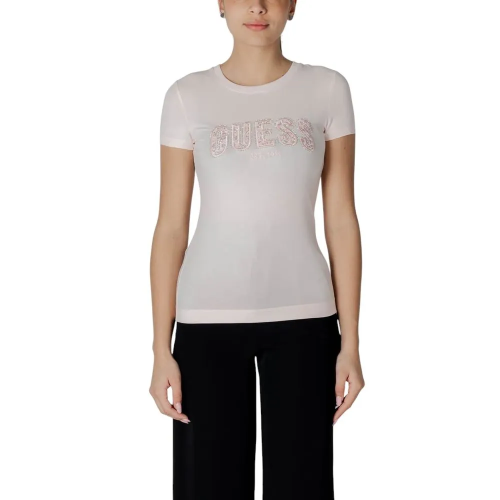 Guess Women's Multicolor Cotton Tops & T-Shirt