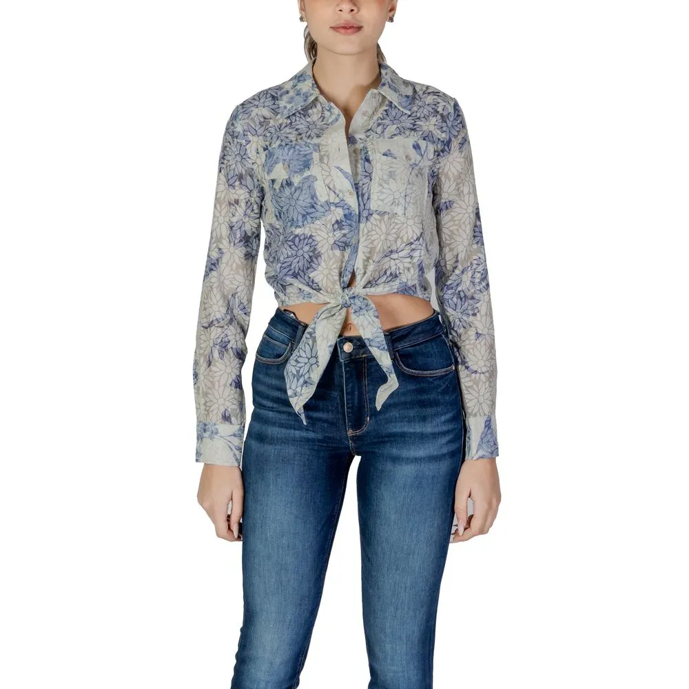 Guess Women's Blue Polyester Sweater