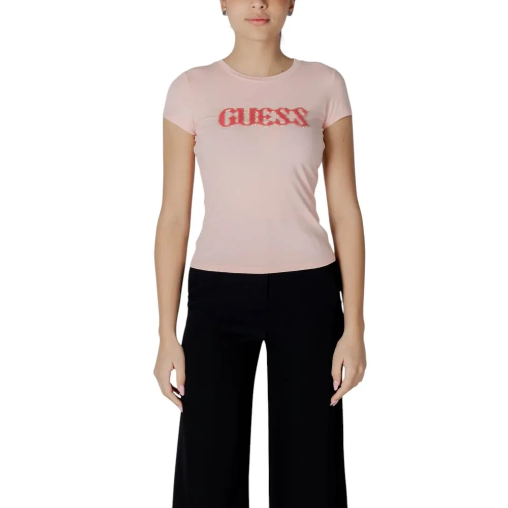 Guess Women's Multicolor Cotton Tops & T-Shirt