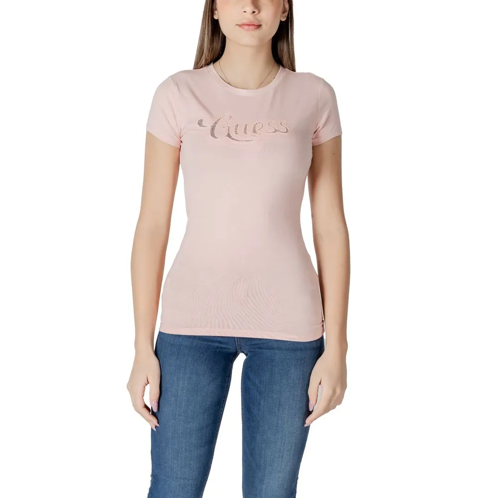 Guess Women's Multicolor Cotton Tops & T-Shirt