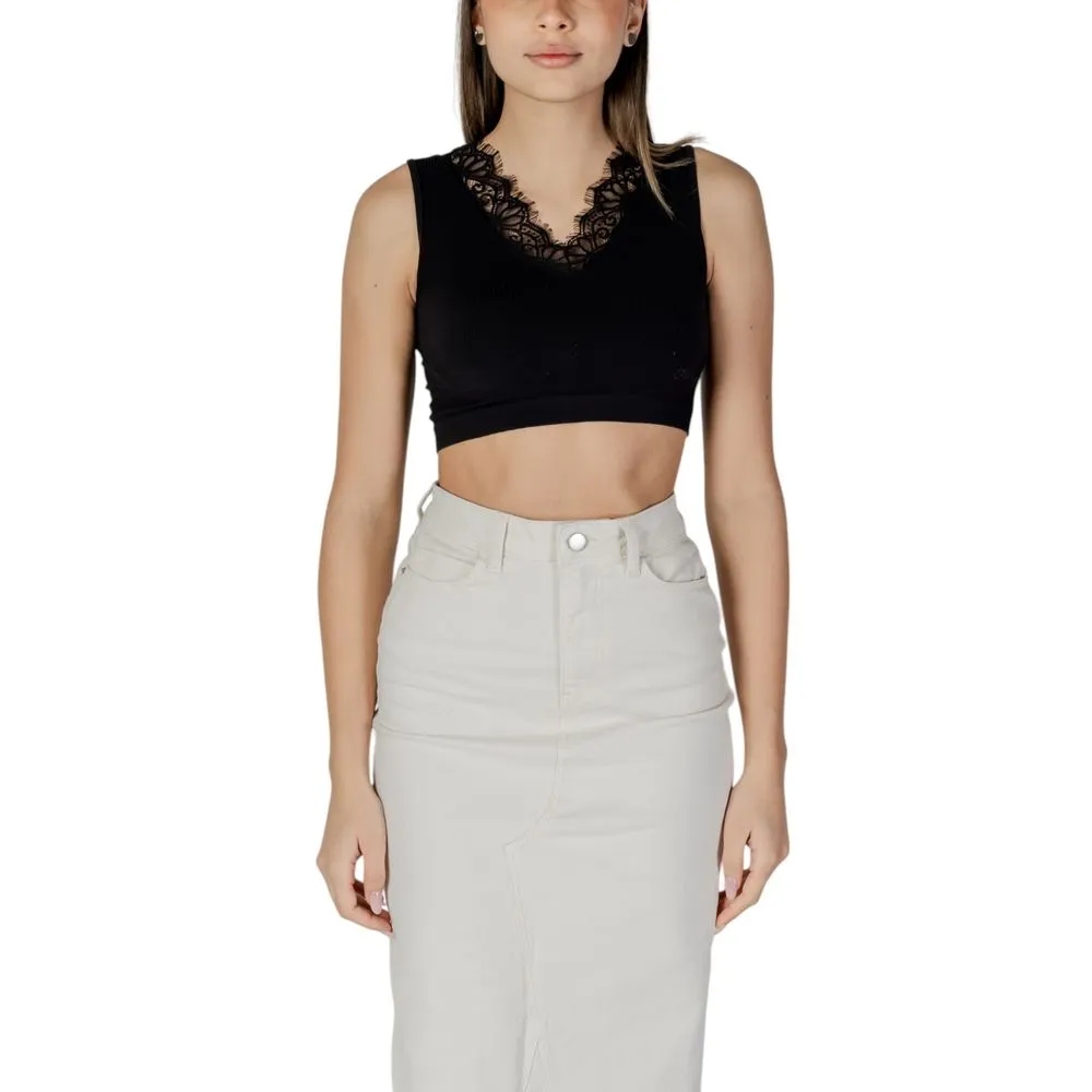 Guess Women's Black Polyamide Tops & T-Shirt
