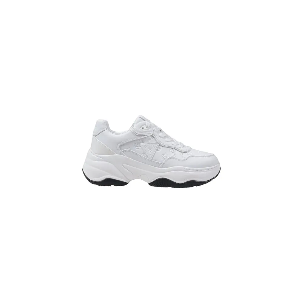 Guess Women's White Polyethylene Sneaker