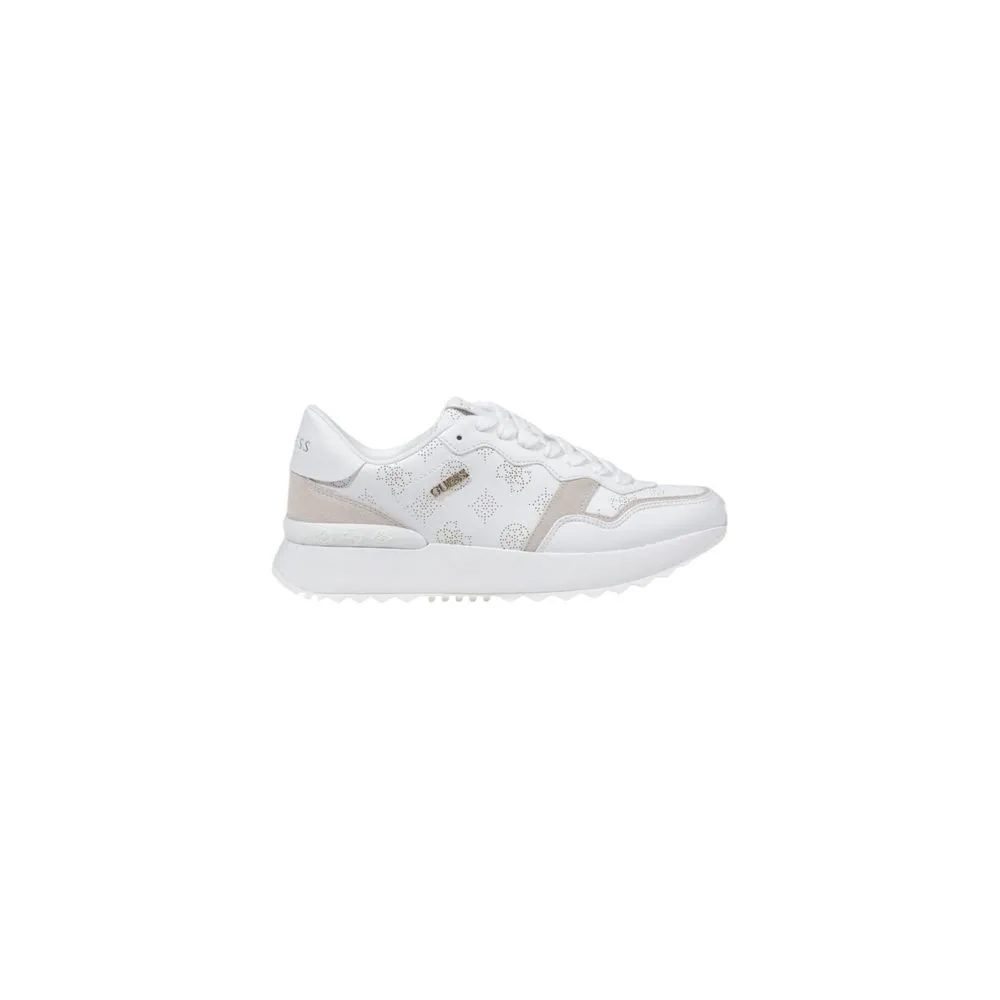 Guess Women's White Polyethylene Sneaker