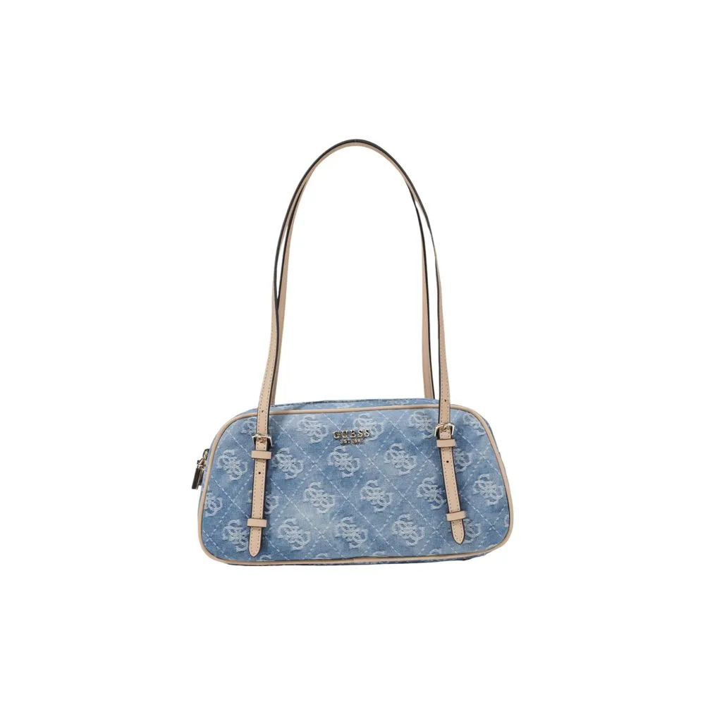 Guess Women's Blue Cotton Handbag