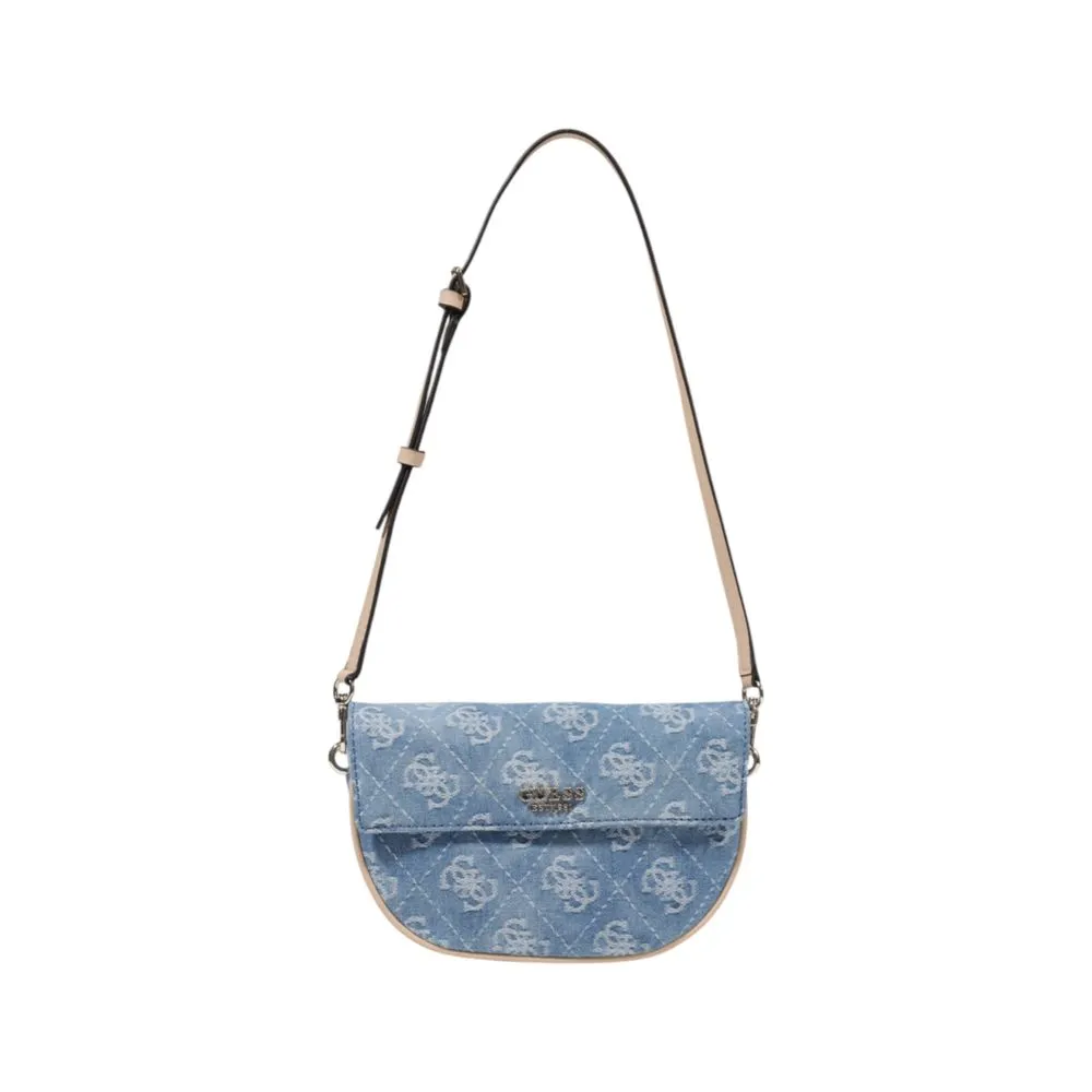 Guess Women's Blue Cotton Handbag