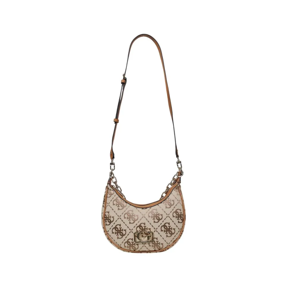 Guess Women's Beige Polyester Handbag