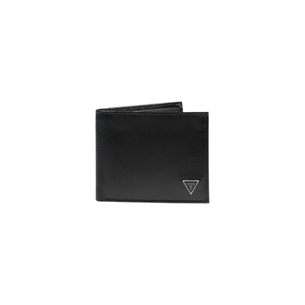 Guess Men's Black Leather Wallet