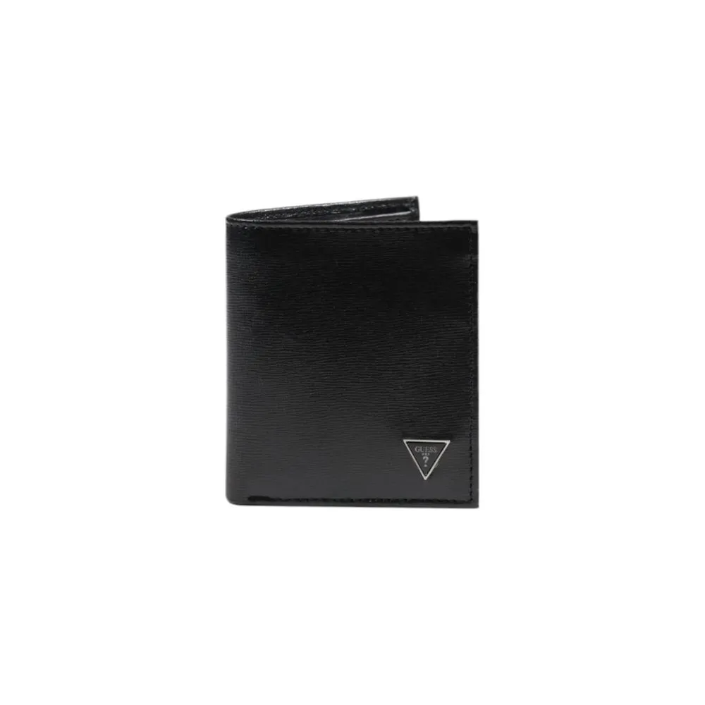 Guess Men's Black Leather Wallet
