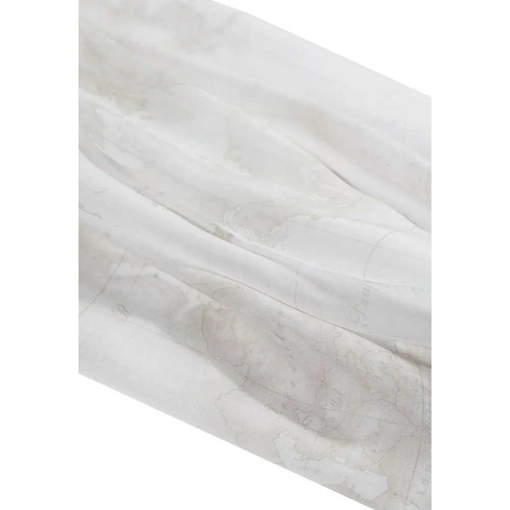 Alviero Martini Prima Classe Women's White Polyester Scarf