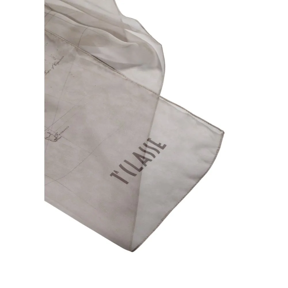 Alviero Martini Prima Classe Women's Beige Polyester Scarf