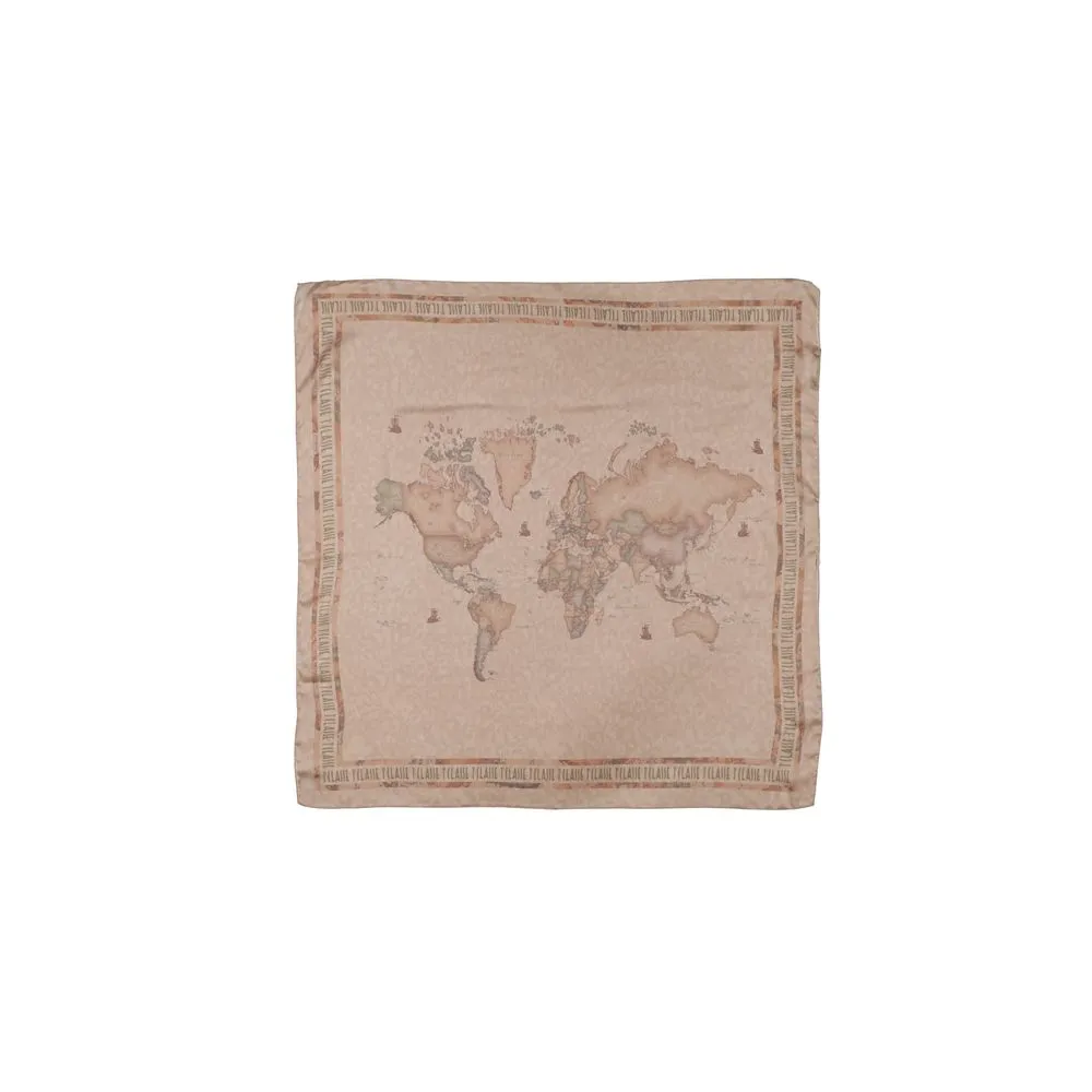 Beige Polyester Scarf