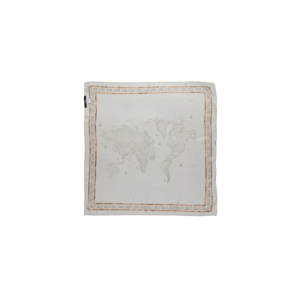 Alviero Martini Prima Classe Women's Cream Polyester Scarf