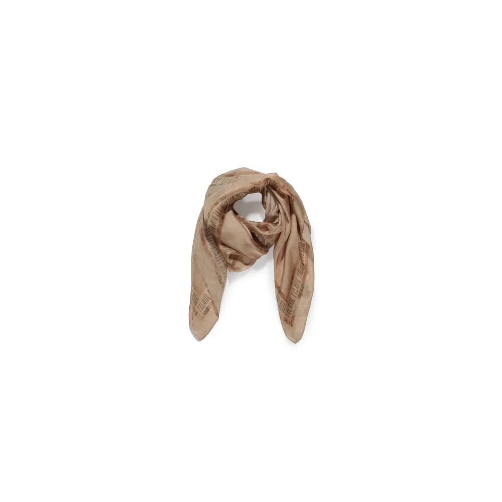 Alviero Martini Prima Classe Women's Beige Polyester Scarf