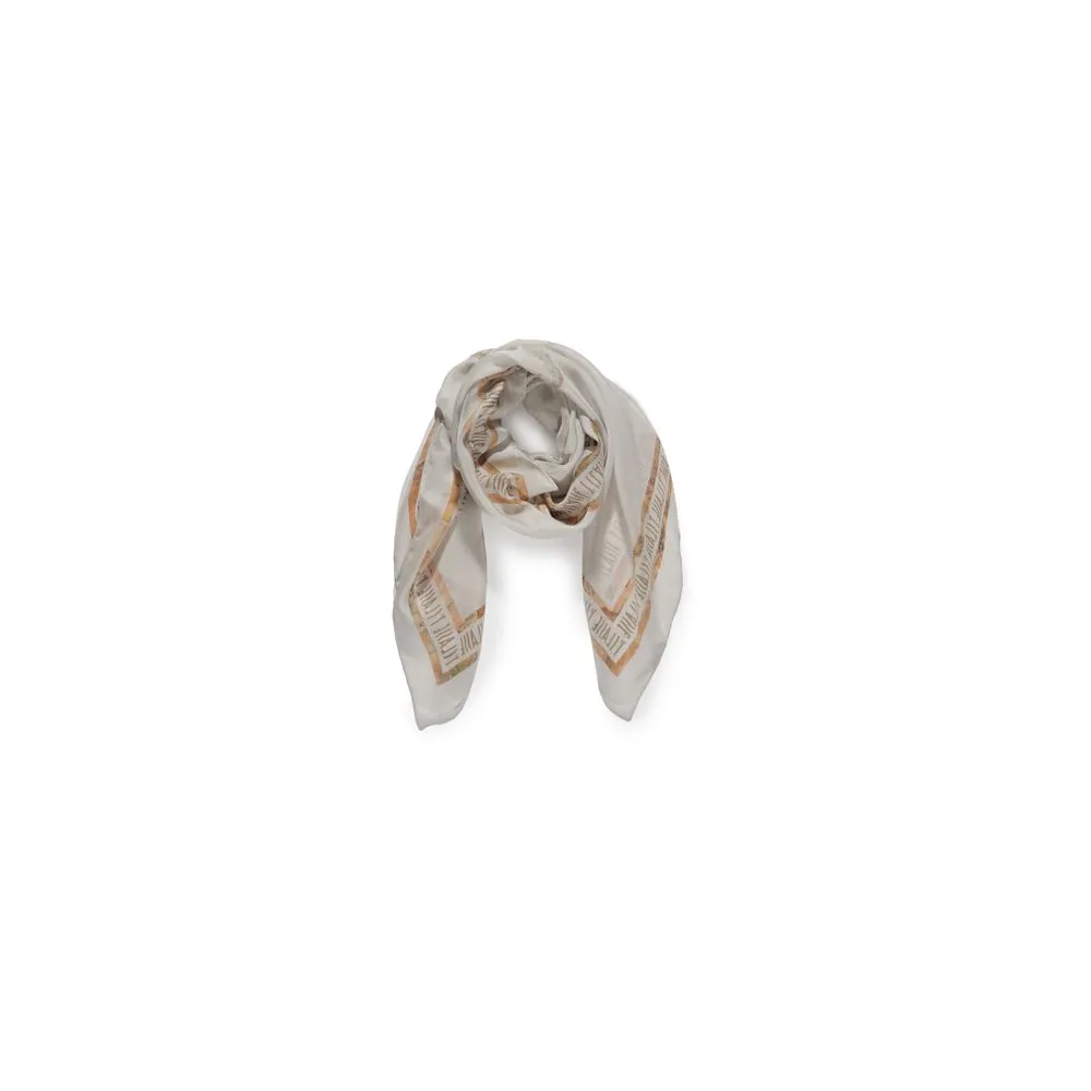 Alviero Martini Prima Classe Women's Cream Polyester Scarf