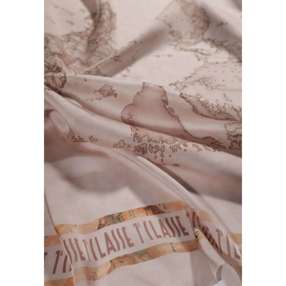 Alviero Martini Prima Classe Women's Pink Polyester Scarf