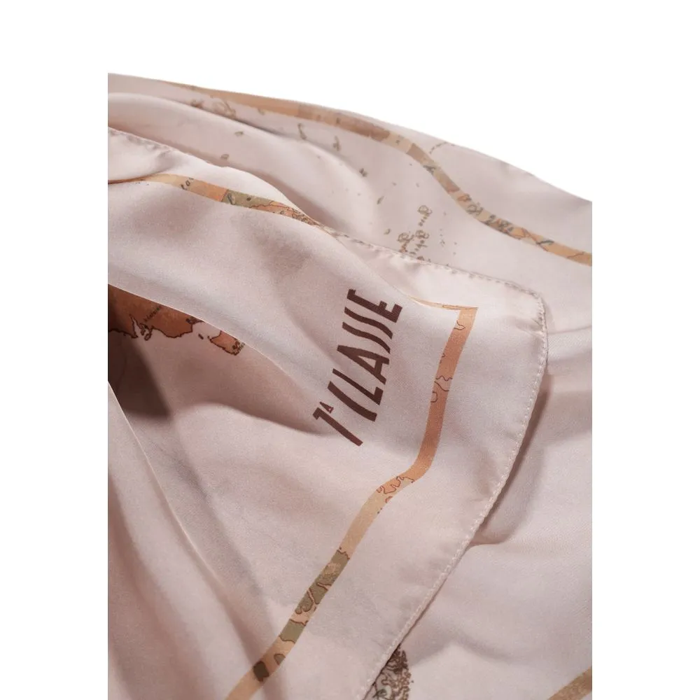 Alviero Martini Prima Classe Women's Pink Polyester Scarf
