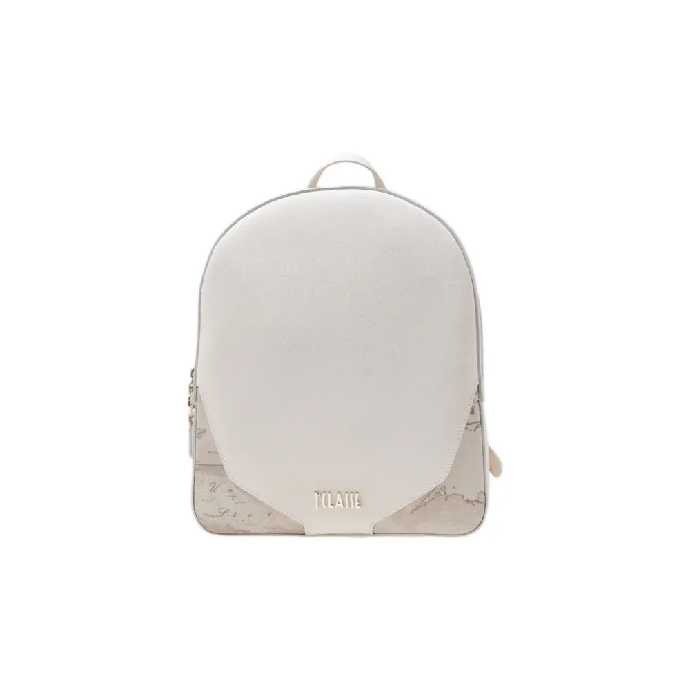 Alviero Martini Prima Classe Women's Cream Pvc Backpack